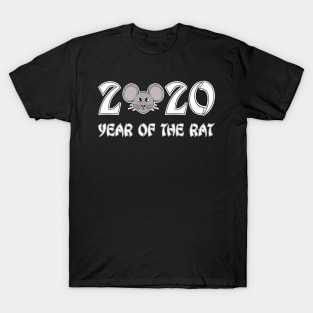 Year Of The Rat 2020 Chinese Zodiac Design T-Shirt